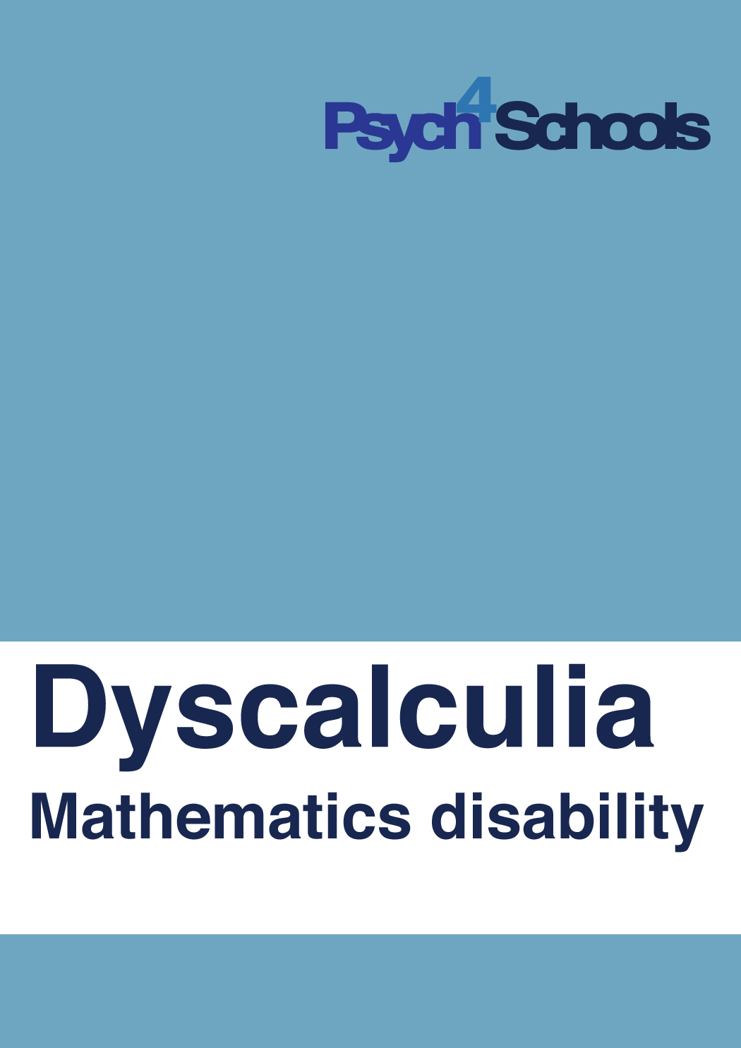 Dyscalculia (mathematics disability)