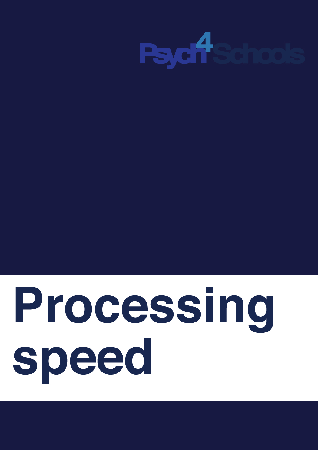 Poor Processing Speed