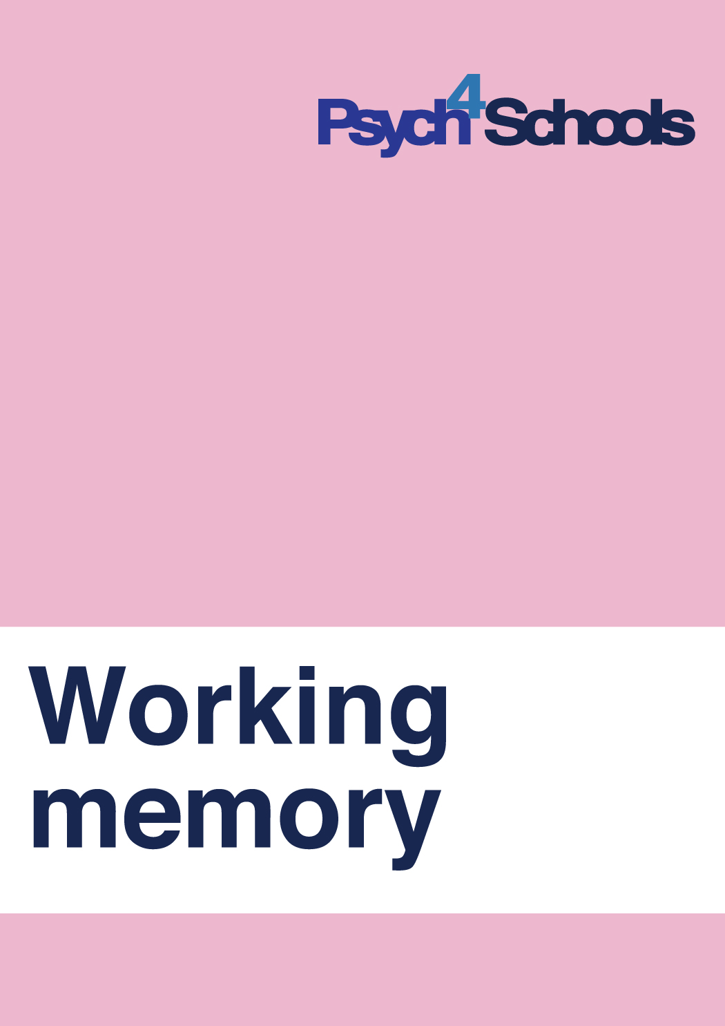 Working memory difficulties